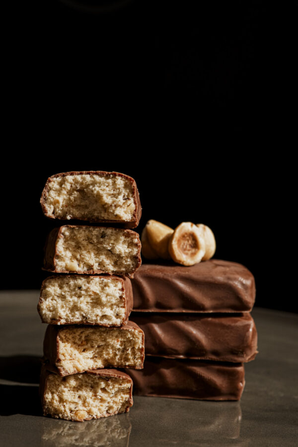 Hazelnut Shortbread Coated in Milk Chocolate